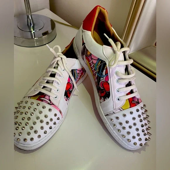 Mens multi coloured trainers deals